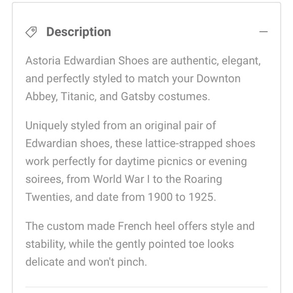 never worn 100% leather American Duchess black Astoria shoes with accessories - Picture 9 of 10